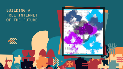  image linking to LibResilient on human rights in the digital context and “the right side of history”