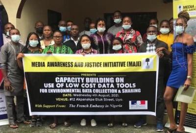 Image via MAJI Facebook page (www.facebook.com/Media4JusticeNG/photos/4061302963967876) image linking to Media Awareness and Justice Initiative joins the APC network: “This network is very strategic as it continually adds value to members through technical, collaborative and financial support”