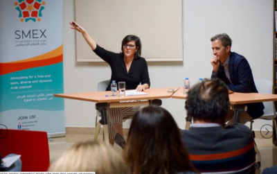 image linking to SMEX: promover sociedades de la información autorreguladas en Medio Oriente y Norte de África