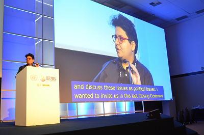 image linking to "Keep fighting for a free and open internet - if not, we are going to lose it": APC's Nadine Moawad's speech at the IGF closing ceremony