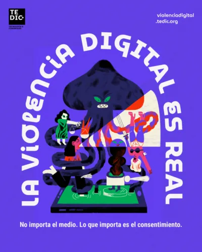image linking to TEDIC Paraguay: la violencia digital es real