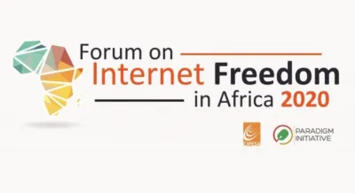 image linking to FIFAfrica20 to be hosted by CIPESA in partnership with Paradigm Initiative