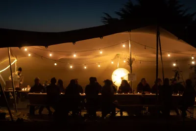 Image: DWeb Camp, a four-day retreat where diverse people can freely exchange ideas about the technologies, laws, markets and agreements we need to move forward. Source: Dwebcamp.org image linking to Community Networks and Local Access Monthly Newsletter - Number 18