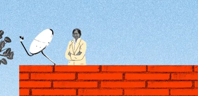 Illustration: Gustavo Nascimento image linking to Routing for Communities: Podcast celebrates community networks around the world