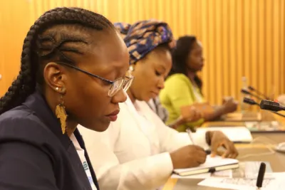 The session "Lessons Learned from Capacity Building in the Global South" during the 2022 IGF. Photo: Daniela Bello. image linking to Will community networks change our approach to connectivity?