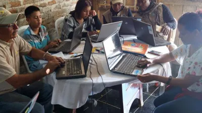 Photo: Colnodo image linking to Community networks newsletter: Can connectivity enable a worthwhile digital future leaving no one behind?